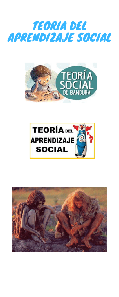 Portada teoría del aprendizaje social